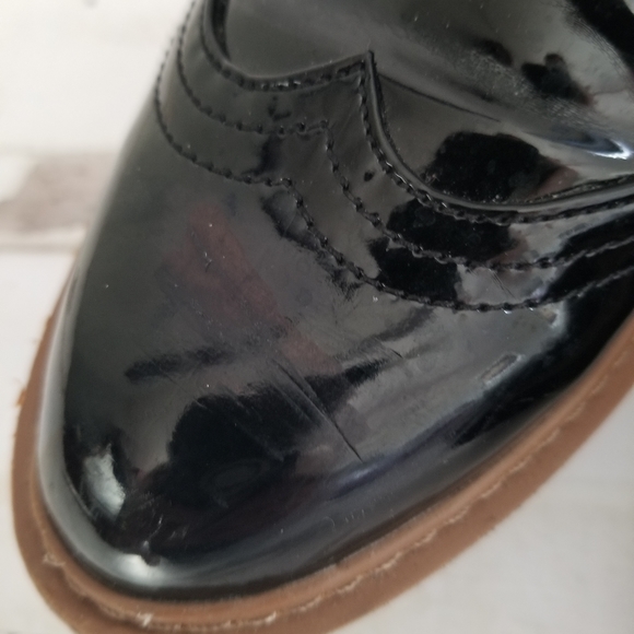 Steve Madden Black Patent Oxford - Size 6 - Picture 9 of 11
